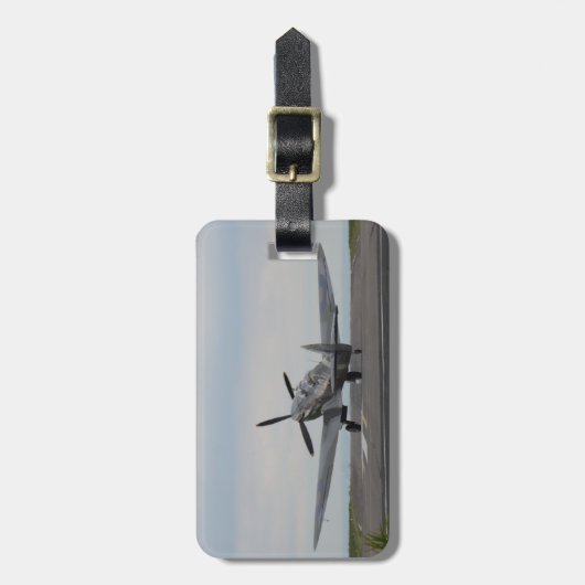 Spitfire klaar voor gebruik bagagelabel (Voorkant verticaal)