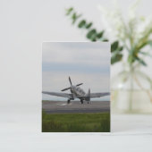 Spitfire klaar voor vertrek briefkaart (Staand voorkant)