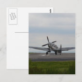 Spitfire klaar voor vertrek briefkaart (Voorkant / Achterkant)