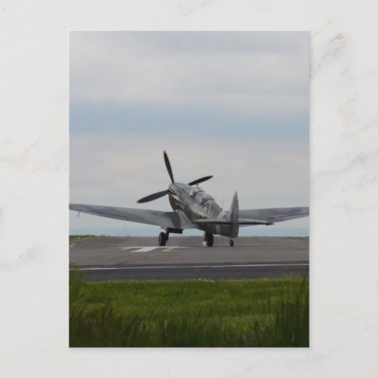 Spitfire klaar voor vertrek briefkaart (Voorkant)