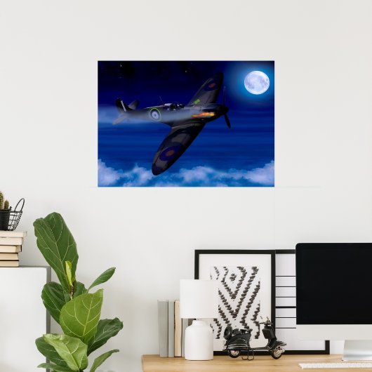 Spitfire komt thuis poster (Thuiskantoor)