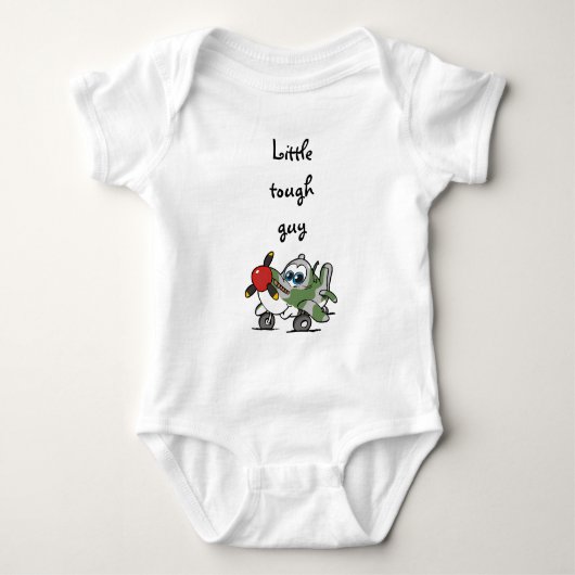 Spitfire lijkt op baby-vliegtuig romper (Voorkant)