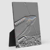 Spitfire Mk 1A-vliegtuig in reliëfdruk Fotoplaat (Zijkant)