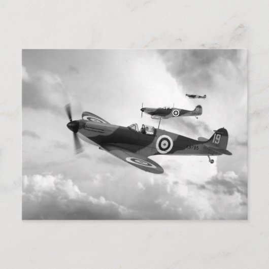 Spitfire Mk I Briefkaart (Voorkant)