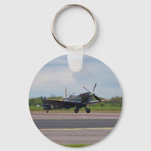 Spitfire na landing sleutelhanger (Voorkant)