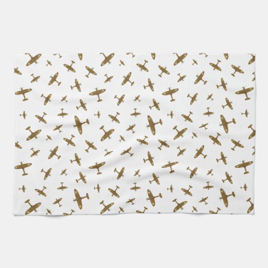Spitfire-oorlogspatroon Theedoek (Horizontaal)