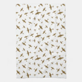 Spitfire-oorlogspatroon Theedoek (Verticaal)