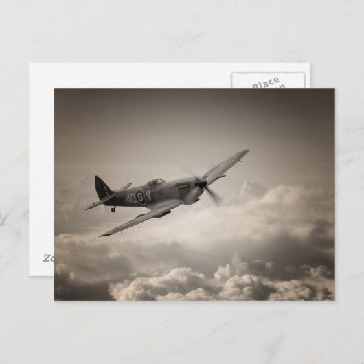 Spitfire Patrol Briefkaart (Voorkant / Achterkant)