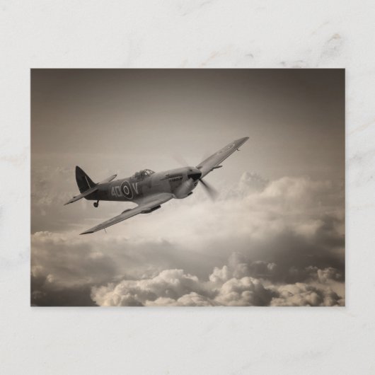 Spitfire Patrol Briefkaart (Voorkant)