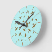 Spitfire Planten Remoe Veteran Vliegtuig Pilot Ronde Klok (Hoek)