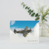 Spitfire Postcard Briefkaart (Staand voorkant)