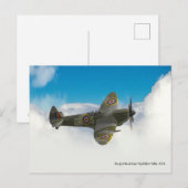 Spitfire Postcard Briefkaart (Voorkant / Achterkant)