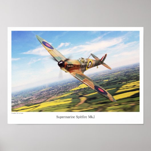 Spitfire Poster (Voorkant)