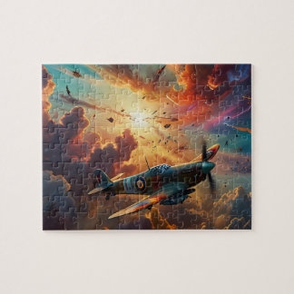  Spitfire Puzzel: Stuk samen Geschiedenis Legpuzzel