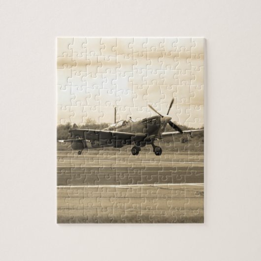 Spitfire Sepiatone Legpuzzel (Verticaal)