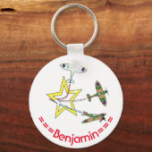 Spitfire Star Key Ring Sleutelhanger (Voorkant)