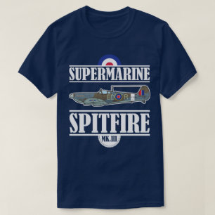 Spitfire Supermarine Aviation WWII Plane T-shirt