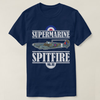 Spitfire Supermarine Aviation WWII Plane T-shirt