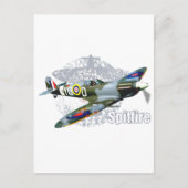 Spitfire Supermarine Briefkaart (Voorkant)
