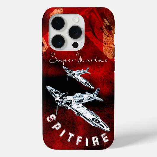 Spitfire Supermarine telefoonhoesje Case-Mate iPhone Case (Achterkant)