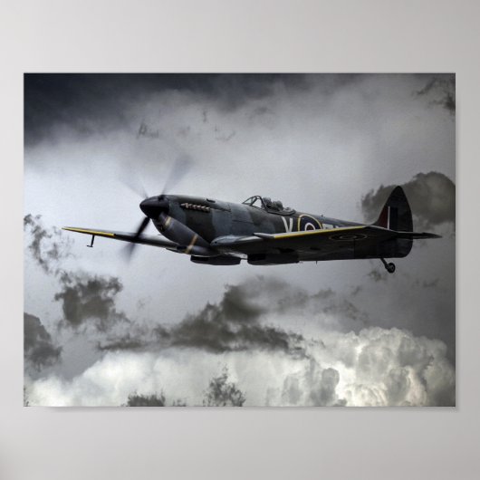 Spitfire TE311 Poster (Voorkant)