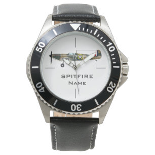 SPITFIRE   vliegtuig WWII Horloge