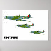 Spitfire-vorming Poster (Voorkant)