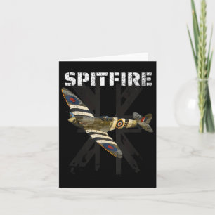 Spitfire WW2 Battle of Britain gevechtsvliegtuig A Kaart