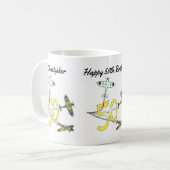 Spitfires 50e verjaardag koffiemok (Voorkant links)