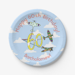 Spitfires 60th Blauwe Lucht Papieren Bord