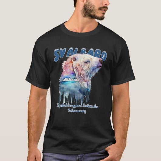 Spitsbergen Noors-Spitsbergen Noordelijk Beer Li T-shirt (Voorkant)