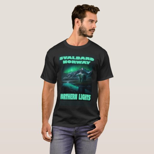 Spitsbergen Noors-Spitsbergen Noordelijk Beer Li T-shirt (Voorkant volledig)