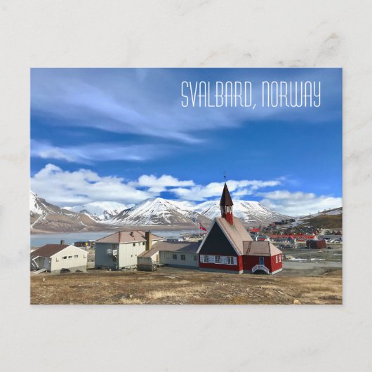 Spitsbergen, Noorwegen Briefkaart (Voorkant)