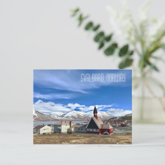 Spitsbergen, Noorwegen Briefkaart (Staand voorkant)