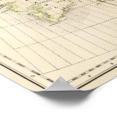 Spitsbergen, Noorwegen Map Poster (Hoek)