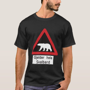 Spitsbergen Polar Beer teken Gjelder Noorwegen T-shirt