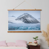 Spitsbergen Spitsbergen Gletsjer Hangend Wandkleed (Slaapkamer)