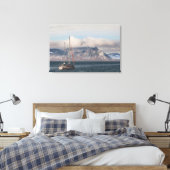 Spitsbergen Spitsbergen Zeilboot Canvas Afdruk (Insitu (Slaapkamer))