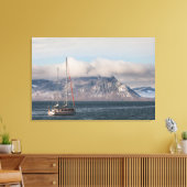 Spitsbergen Spitsbergen Zeilboot Canvas Afdruk (Insitu (Woonkamer))