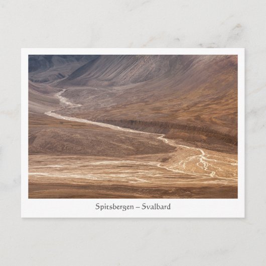 Spitsbergen Svalbard Briefkaart (Voorkant)
