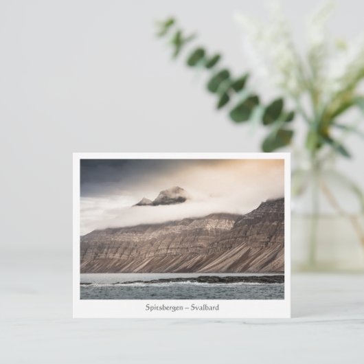 Spitsbergen Svalbard Briefkaart (Staand voorkant)