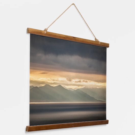 Spitsbergen Svalbard Hangend Wandkleed (Gebogen)