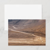 Spitsbergen Svalbard Landschap Fotokaart (Voorkant / Achterkant)