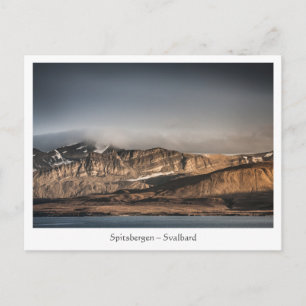 Spitsbergen Svalbard Landschapsfoto Briefkaart