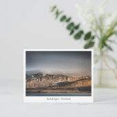 Spitsbergen Svalbard Landschapsfoto Briefkaart (Staand voorkant)