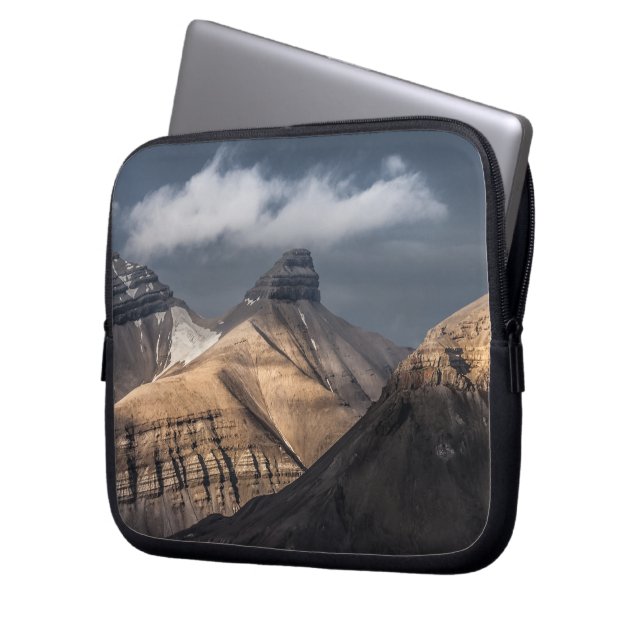 Spitsbergen Svalbard Laptop Sleeve (Voorkant Links)