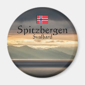 Spitsbergen Svalbard Magneet (Voorkant)