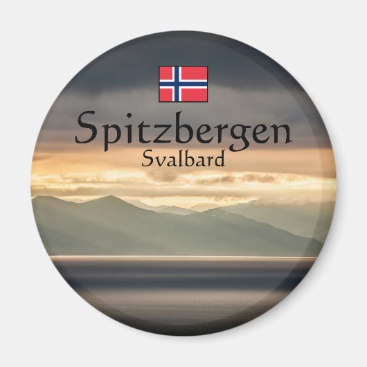 Spitsbergen Svalbard Magneet (Voorkant)