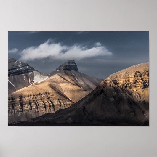 Spitsbergen Svalbard Poster (Voorkant)