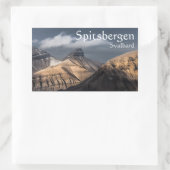 Spitsbergen Svalbard Rechthoekige Sticker (Tas)